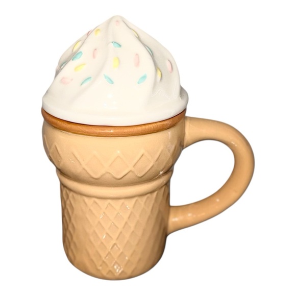 Other - Ice Cream Cone Shaped Mug with Sprinkles